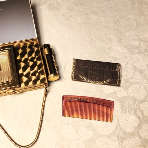 HP 5/4 🎉 Vintage 50’s Minaudière Compact Purse - Picture 6 of 15